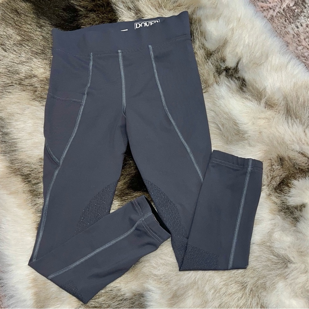DOVER SADDLERY - CoolBlast Kids' Knee-Patch Tech Tight | SM (8) | $25